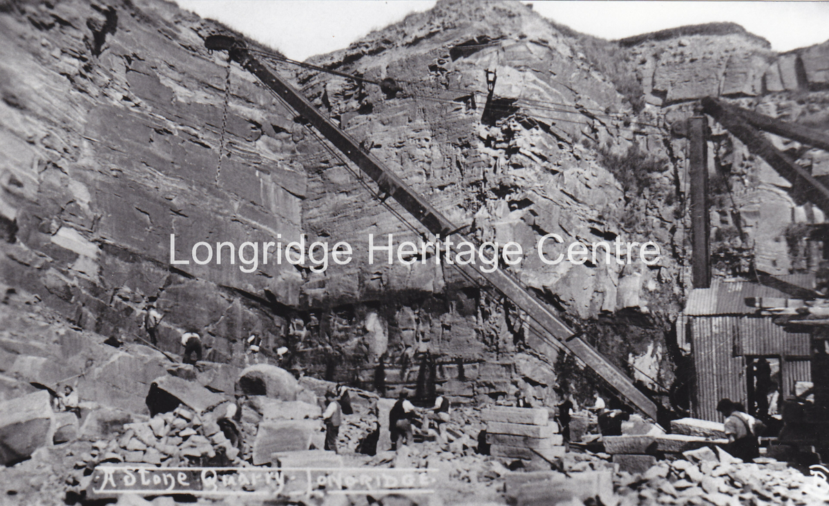 361B  - Quarries - Crofts railway quarry - 1905